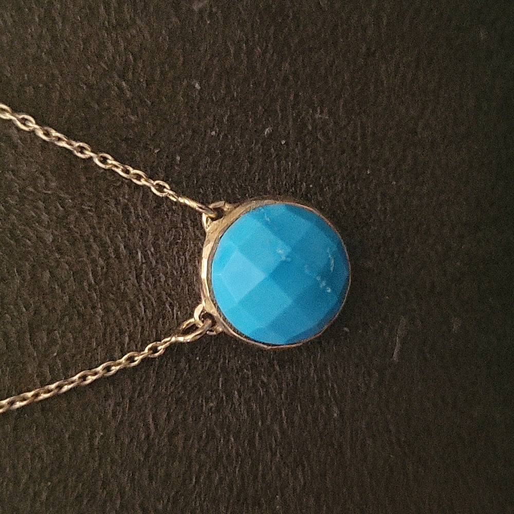 Stella & Dot turquoise necklace - Picture 2 of 3